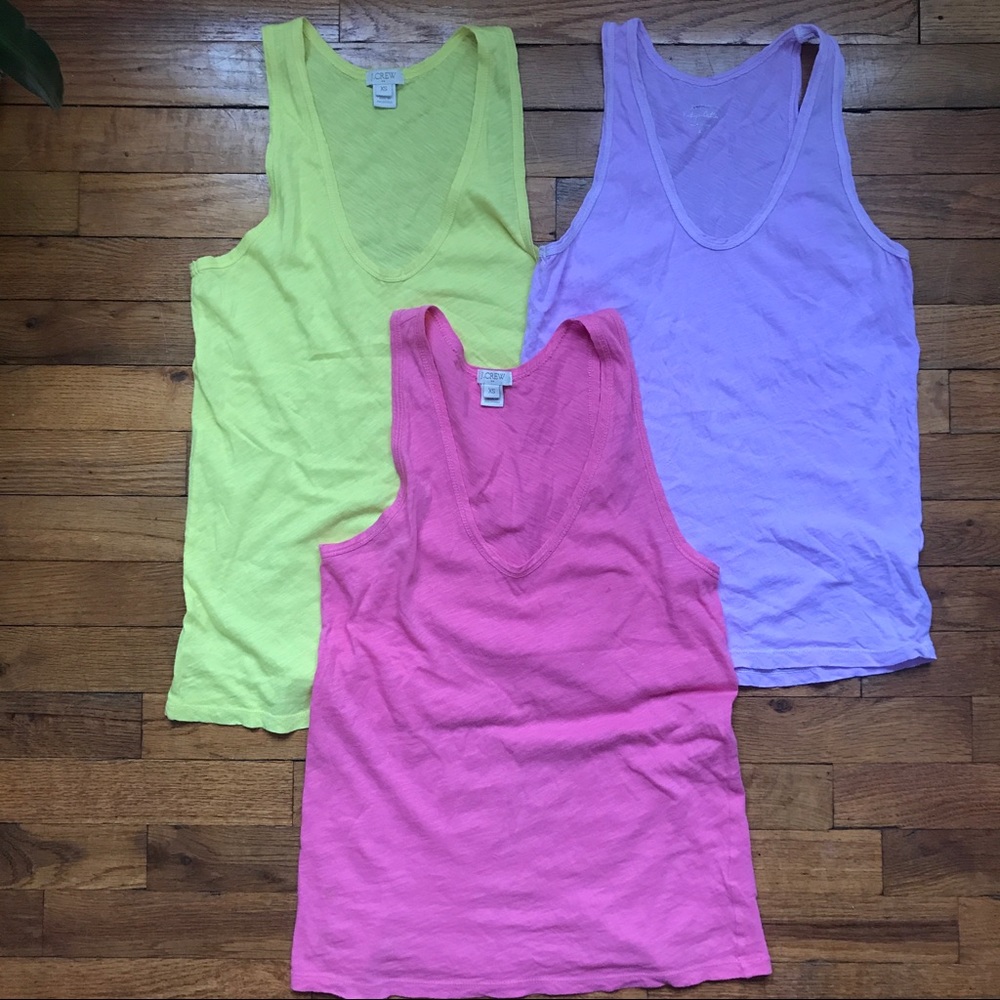 J. Crew Tissue Tank Tops. Size xS.
